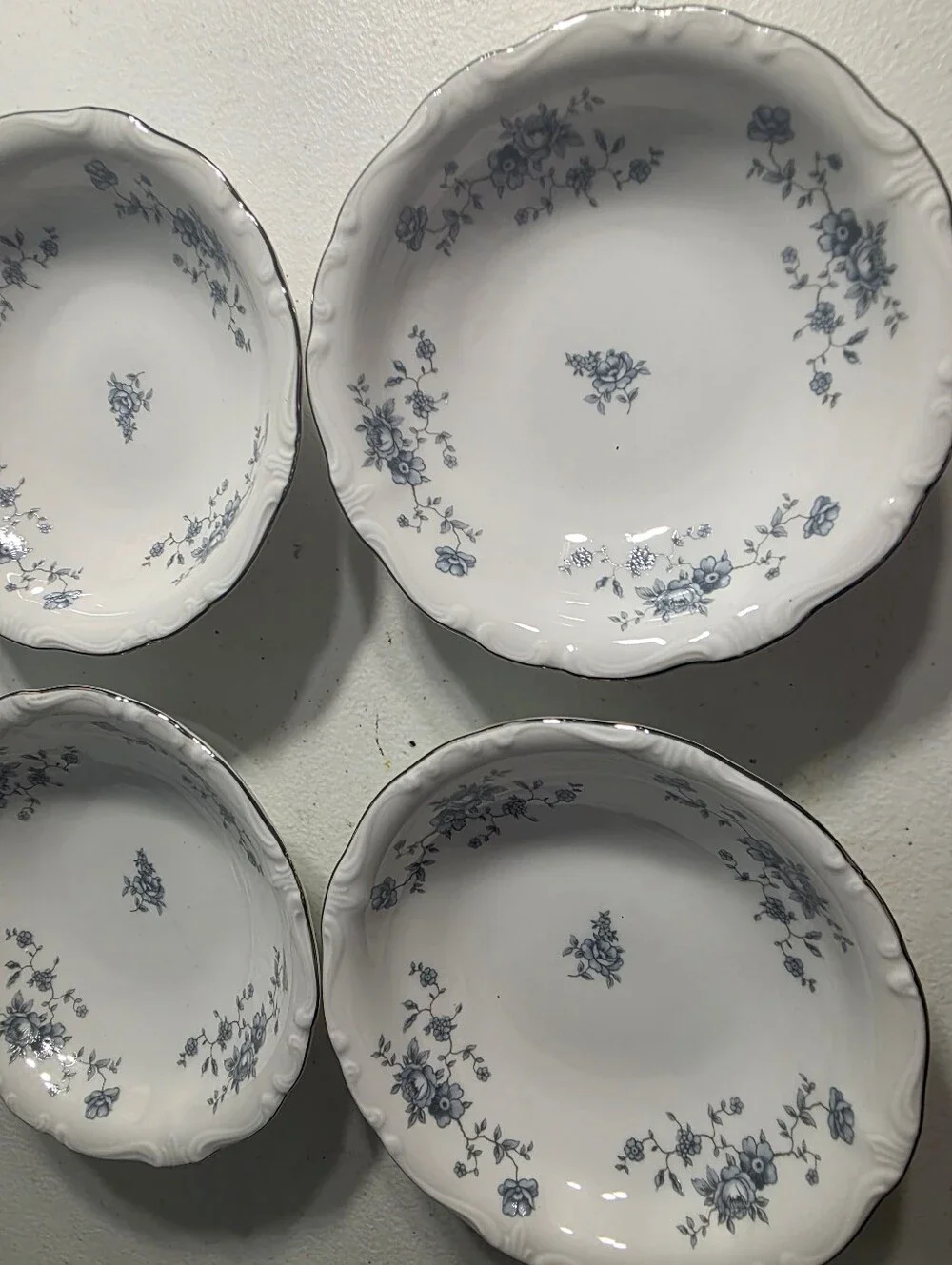 Johann Haviland Blue Garland Bavaria Germany Porcelian 5